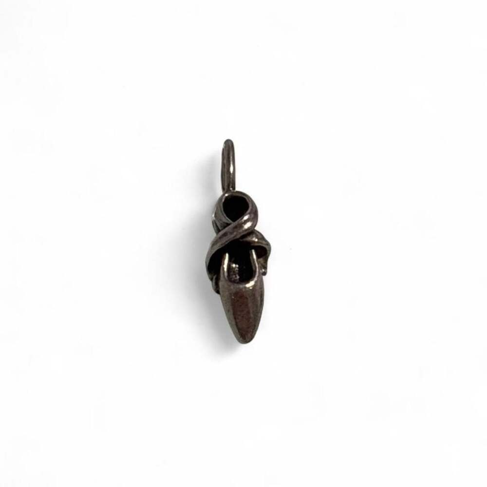 Sterling Silver Ballet Slipper Charm Pendant